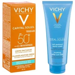Vichy Capital Soleil Gesicht 50+ + Capital Soleil Milch