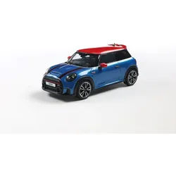 Solido Modellauto Solido 1:43 Mini Cooper Island blau met. 2023 Standmodellauto bunt