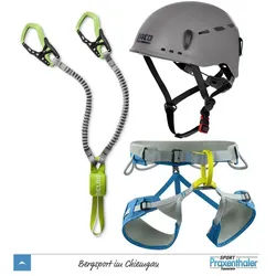Klettersteig Komplettset Edelrid Cable KIt VI + Edelrid Jay Gurt + LACD Protector Helm phantom