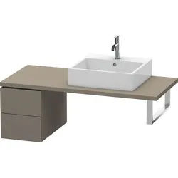 Duravit L-Cube Unterschrank für Konsole Flanell Grau Seidenmatt 320x547x400 mm - LC583509090 LC583509090