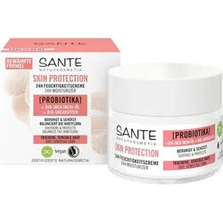 Sante-Naturkosmetik Gesichtspflege FeuchtigkeitspflegeSkin Protection 24h Feuchtigkeitscreme mit Probiotika, Bio-Inca Inchi-Öl & Bio-Sheabutter 50 ml