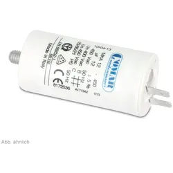 COMAR Motorkondensator FS (Flachstecker), 30μF, 450V, Flachstecker