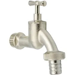 Messing Ventilauslaufhahn Wasserhahn 3/4 Zoll DN20 mit Schlauchtülle