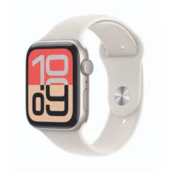 Apple Watch SE 3 44mm Polarstern Aluminium Gehäuse mit Polarstern Sport Band - M/L