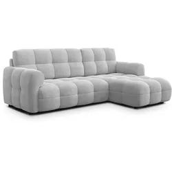 ECKSOFA MELLOW 3-Sitzer, hellgrau