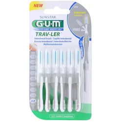 G.U.M Trav-Ler Interdental Interdentalzahnbürste 2,0 mm 6 St.