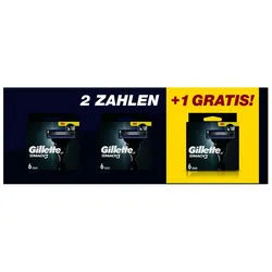 Gillette Rasierklingen Mach3 - 12St. + 6St. gratis