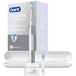 Oral-B - Elektrische Schallzahnbürste 'Pulsonic Slim Luxe 4500' in Platinum Zahnbürste 1 St