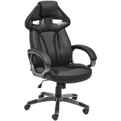 Xora Gamingstuhl , Grau, Schwarz , Metall, Kunststoff, Textil , Rollen, Drehkreuz , 65x117-127x72 cm , Sitzfläche 360° drehbar , Büromöbel, Bürostühle, Gaming-Sessel