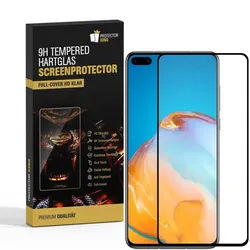 4x 9H Panzerglas für Huawei P40 FULL COVER Displayschutz Panzerfolie Schutzfolie Hartglas Schutzglas Displayglas Tempered Glasfolie Sicherheitsglas Echtglas