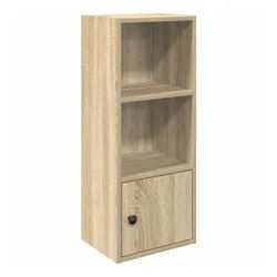 vidaXL Bücherregal Bücherregal Sonoma-Eiche 31x24x77 cm Holzwerkstoff, 1-tlg.