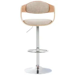 CLP Barhocker Kingston Stoff (Set, 2er), drehbar, Höhenverstellung
