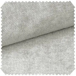 novely® Stoff RINGO - Kuscheliger Chenille-Polsterstoff - Möbelstoff mit Filzrücksei, Wasserdicht, Reißfest, Robust, Samtweich, Meterware, 1lfm grau