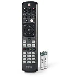 Hama Universal Ersatzfernbedienung für Philips TV, lernfähig Universal-Fernbedienung (1-in-1) schwarz