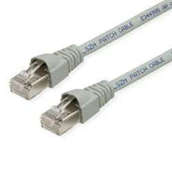 TELEGÄRTNER Patchkabel S/FTP, Cat.6A, LSOH, grau, 2 m