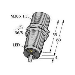 Turk Sensor,ind., M30x1,m.Kabel Bi10-M30-AP6X (0.06 m), Netzwerkkabel