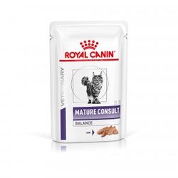 Royal Canin Veterinary Mature Consult Balance Loaf Katzen-Nassfutter (85 g) 3 Kartons (36 x 85 g)