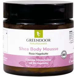 Greendoor Shea Body Mousse Rose 200 ml