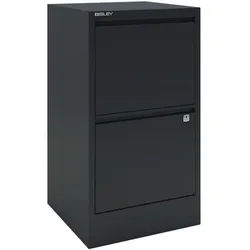Bisley Home Beistellschrank »Home Filer« A4, einbahnig, 2 Schübe grau, 41.3x67.2x40 cm