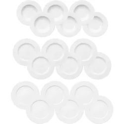 Geschirr-Set VILLEROY & BOCH "Kombiservice Nr.3 Royal weiß", weiß, 18, Porzellan, Geschirr-Sets, Geschirr-Set, Spülmaschinengeeignet, Mikrowellenfest