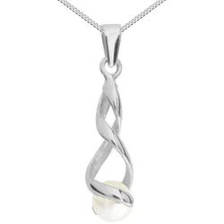OSTSEE-SCHMUCK Kette mit Anhänger Ostsee-Schmuck Kette mit Anhänger Lusia Kette mit Anhänger Lusia (2-tlg) silberfarben 60 cm