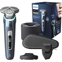 Philips Shaver - Elektrischer Nass- und Trockenrasierer für Herren mit Bartstyler-Aufsat 1 St Männer