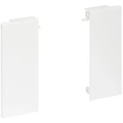 SO-TECH® Schubkasten Fronten für Innenschublade für JUNKER SLIM Schubladensystem, Frontadapter weiß, für Schubladenhöhe 84 mm, 1 Paar weiß