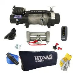 Seilwinde für Lafetten und Sonderfahrzeuge HUSAR WINCH BSTS14000LBS12VKIT1