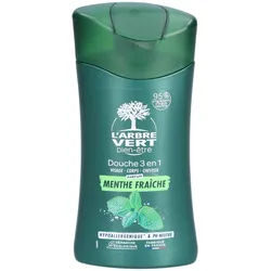 L'arbre Vert Ökologische Dusche & Shampoo Mann Frische Minze