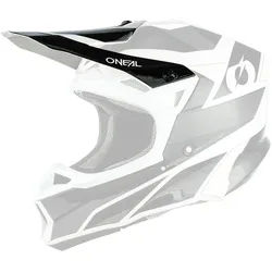 Oneal 10Series Hyperlite Compact Helmschirm, schwarz-weiss für Männer