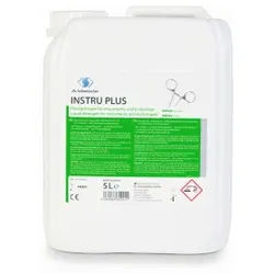 Dr. Schumacher INSTRU PLUS Instrumentenreiniger, Flüssigreiniger für Instrumente & Endoskope, 5 l - Kanister