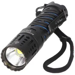 AceBeam E70 LED-Taschenlampe mit 4600 Lumen, E70-AL, kaltweiße LED mit 6.500K, inklusive 21700 Li-Ion Akku 5000mAh mit USB-C Ladebuchse