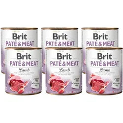 BRIT PATE & MEAT LAMB 6 x 800g