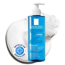 La Roche Posay Effaclar Schäumendes Reinigungsgel: Sanfte und erfrischende Reinigung für zu Akne neigende fettige Haut Gel 400 ml Unisex 400 ml Gel
