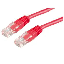 VALUE Patchkabel Cat.6 (Class E) UTP LAN-Kabel, RJ-45 Männlich (Stecker), RJ-45 Männlich (Stecker) (500.0 cm) rot