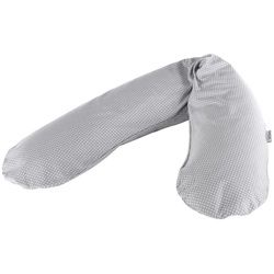 Theraline Stillkissenbezug , Grau , Textil , Punkte , 190 cm , Schlafen, Babytextil-kollektionen