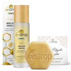 bedrop Hair Care Set | Beelixier OIL & Gelée Royale festes Shampoo 175 g
