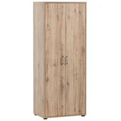 Mid.you Aktenschrank , Wildeiche , Holzwerkstoff , 3 Fächer , 65.1x163.6x41 cm , Beimöbel erhältlich , Büromöbel, Büroschränke, Aktenschränke