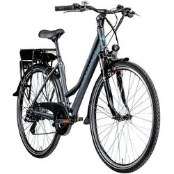 Green 7.7 E Bike Damen Trekkingrad 28 Zoll Pedelec 155 - 185 cm Trekkingrad mit 21 Gang