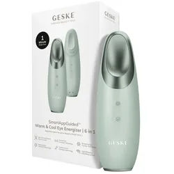 GESKE German Beauty Tech Augen-Roll-on SmartAppGuidedTM Warm & Cool Eye Energizer 6 in 1, 2-tlg., Gerät inkl. kostenloser APP (SmartAppGuided Device), Mit der GESKE App erhältst Du deine personalisierte Hautpflegeroutine. grün