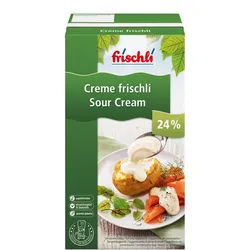 frischli Milch, Frischli Creme Sauerrahm 24% für anspruchsvolle Großverbraucher 1000g