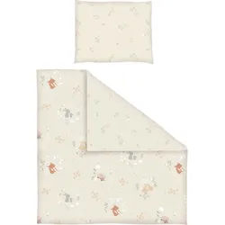 Patinio Babybettwäsche , Taupe , Textil , Tier , 80x80 cm , Textiles Vertrauen - Oeko-Tex® , pflegeleicht, atmungsaktiv, hautfreundlich, bügelleicht, schadstoffgeprüft, weiche und anschmiegsame Oberfläche , Schlafen, Babytextil-Kollektionen