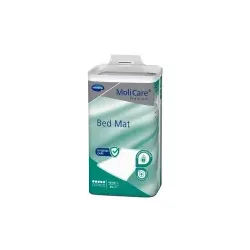 MoliCare® Premium Bed Mat 5 Tropfen Bettschutzunterlagen, Inkontinenzeinlage mit saugfähigem Kern aus Zellstoff-Flocken, 1 Packung = 30 Stück, Format: 40 x 60 cm