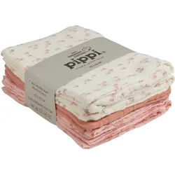 Pippi Babywear Windeln Organic cloth Muslin (6-pack) rosa