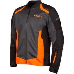 Klim Induction Motorrad Textiljacke, schwarz-grau-orange, Größe XL für Männer