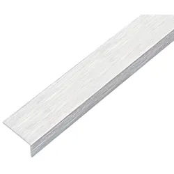 Alberts® Winkelprofil selbstklebend, Alu, edelstahldesign hell, versch. Größen-2 m-20 x 10 x 1,0 mm