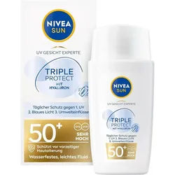 Nivea Gesichtspflege Sonnenschutz - UV Gesicht Triple Protect Ultraleichtes Fluid, 1-tlg.