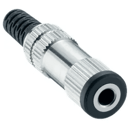 LUM 1522 03 - Klinkenkupplung, 3,5 mm, Mono, 2-pol