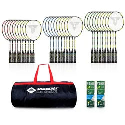 Talbot-Torro Badmintonschläger Badminton-Set ELI, Schläger speziell auf das Alter zugeschnitten