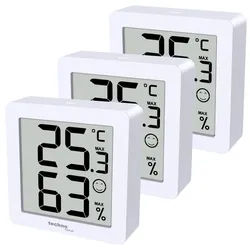 technoline technoline Thermo-Hygrometer WS9425 3er Set weiß Wetterstation